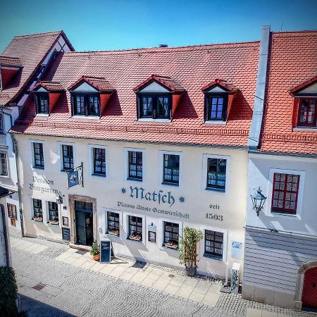 Matsch - Plauens Aelteste Gastwirtschaft Buitenkant foto