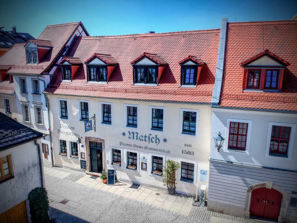 Matsch - Plauens Aelteste Gastwirtschaft Buitenkant foto